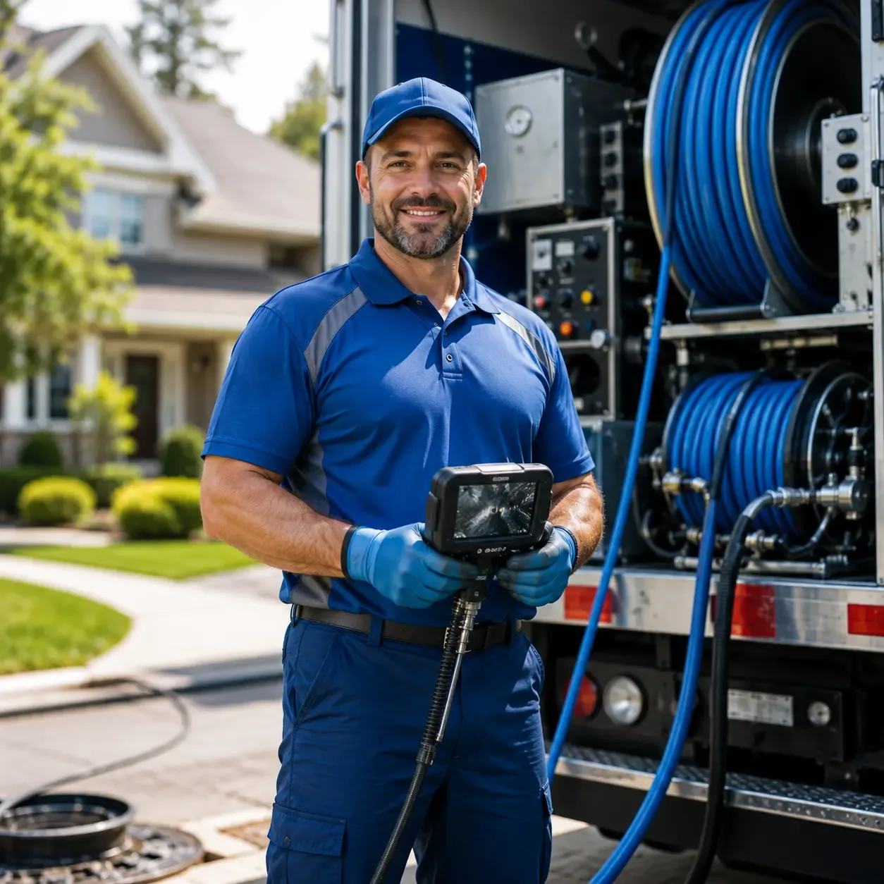 Local outdoor drain cleaning specialists in Montfort, WI